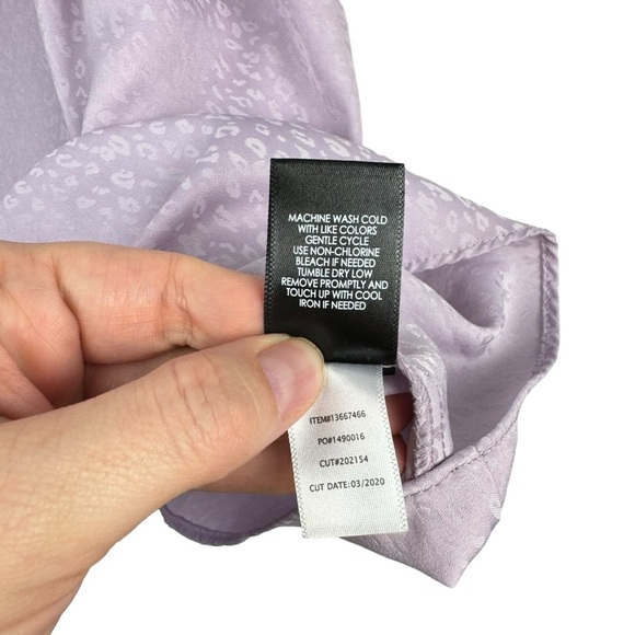 TORRID Sophie Lilac Purple Leopard Cheetah Plus Size 2X Swing Cami Monochromatic - Picture 7 of 12